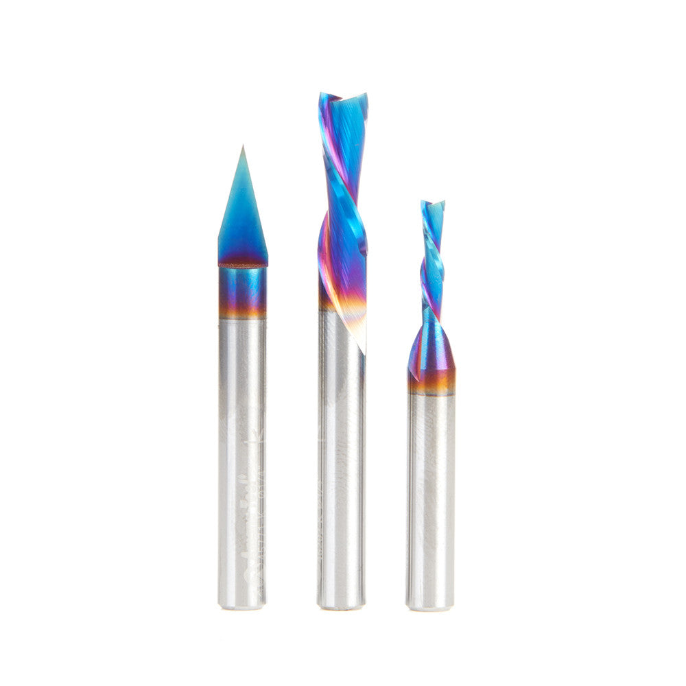 Amana Tool - AMS-254-K - 3PC CNC BASIC PACK II SPEKTRA