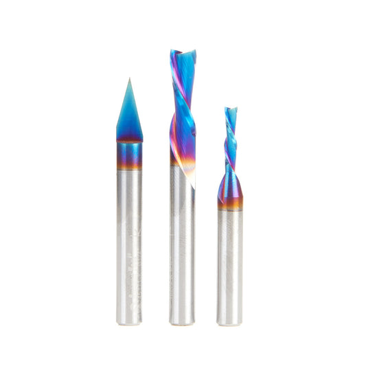 Amana Tool - AMS-254-K - 3PC CNC BASIC PACK II SPEKTRA