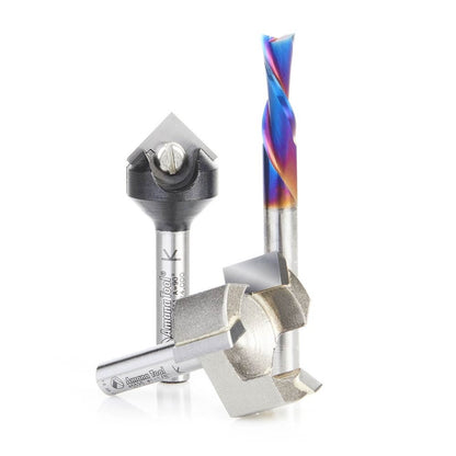 Amana Tool - AMS-266 - 3PC GENERAL PURPOSE CNC 1/4"SK