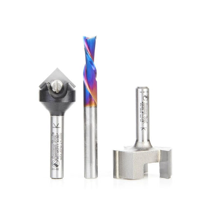 Amana Tool - AMS-266 - 3PC GENERAL PURPOSE CNC 1/4"SK