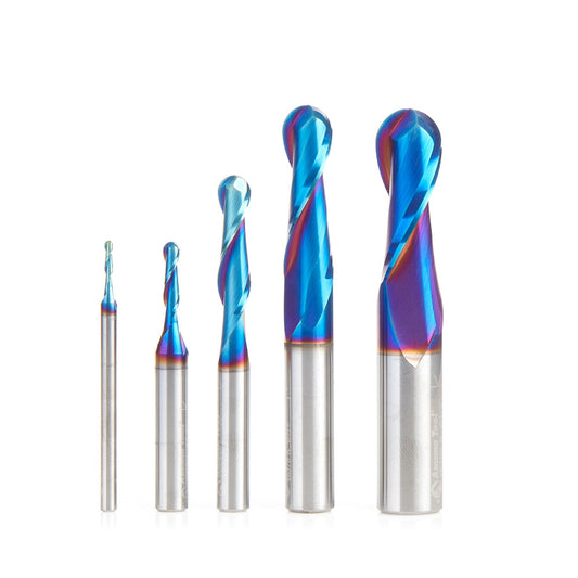 Amana Tool - AMS-290-K - 5PC BALL NOSE SET SPEKTRA