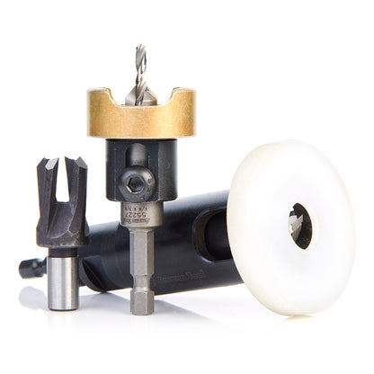 Amana Tool - AMS-306 - 3PC COUNTERSINK, PLUG & PLANER