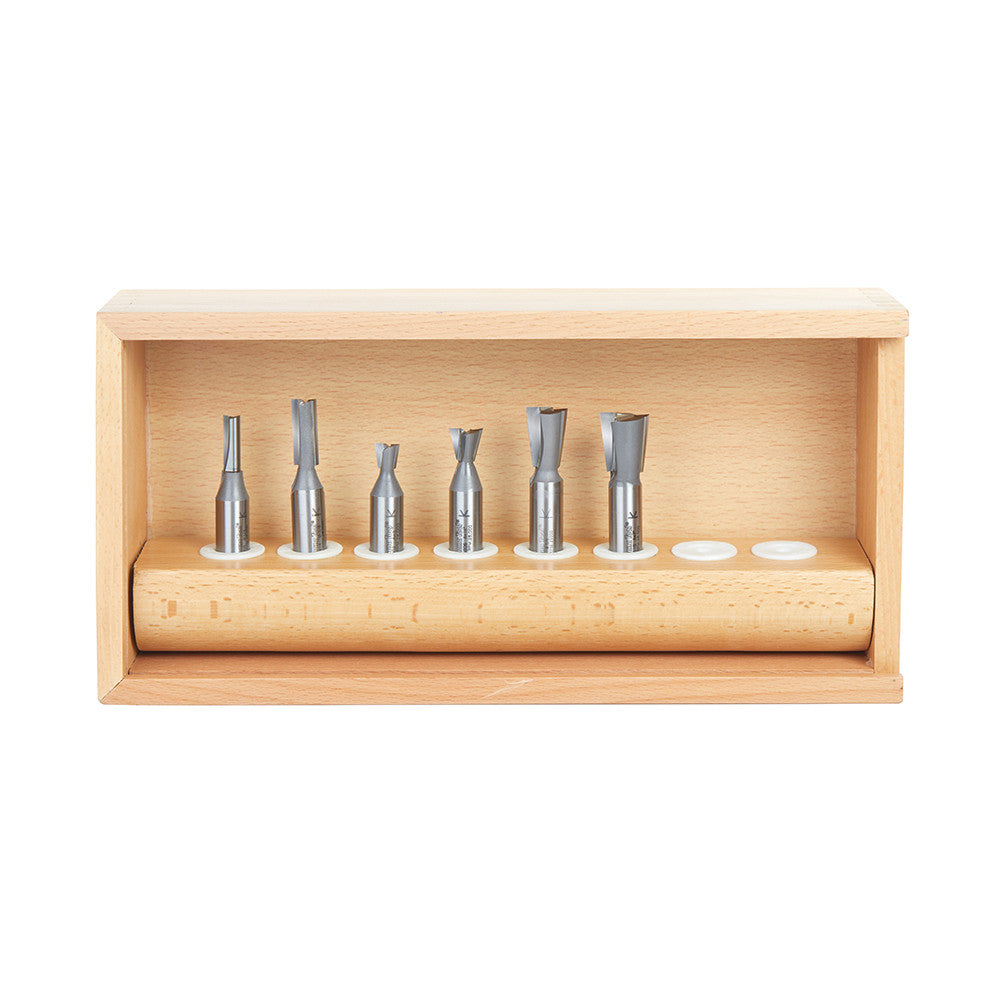 Amana Tool - AMS-405 - 6 PC INCRA DOVETAIL 1/4"S  SET
