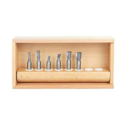 Amana Tool - AMS-405 - 6 PC INCRA DOVETAIL 1/4"S  SET