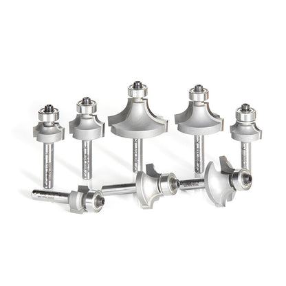 Amana Tool - AMS-550 - 8-PIECE CORNER ROUND SET 1/4SK