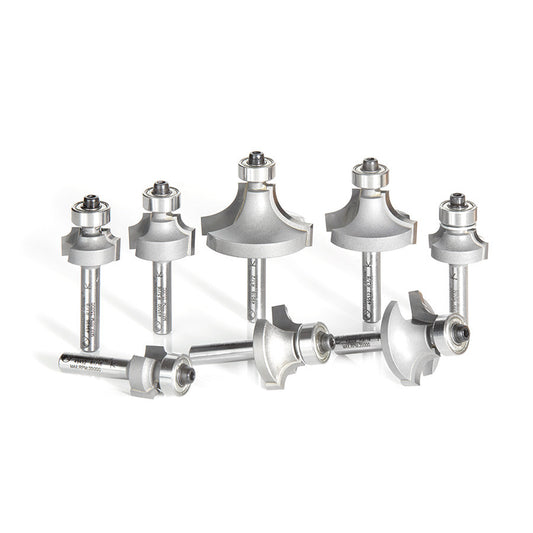 Amana Tool - AMS-550 - 8-PIECE CORNER ROUND SET 1/4SK