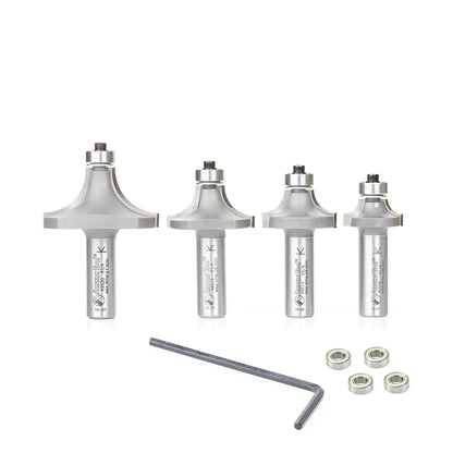 Amana Tool - AMS-556 - 4PC ROUNDOVER/BEADING 1/2" SHK