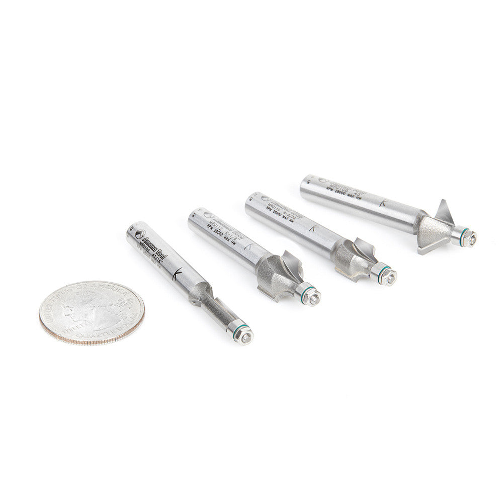 Amana Tool - AMS-612 - 4PC MINIATURE COLLECTION PACK