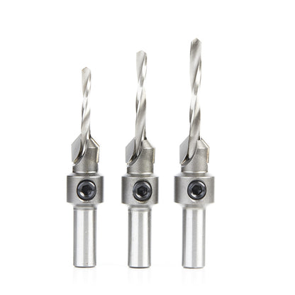 Amana Tool - AMS-623 - 3PC COUNTERSINK SET ROUND SK