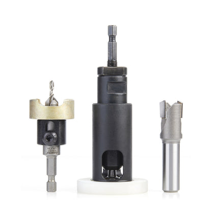 Amana Tool - AMS-626 - 3PC COUNTERSINK PLUG SET