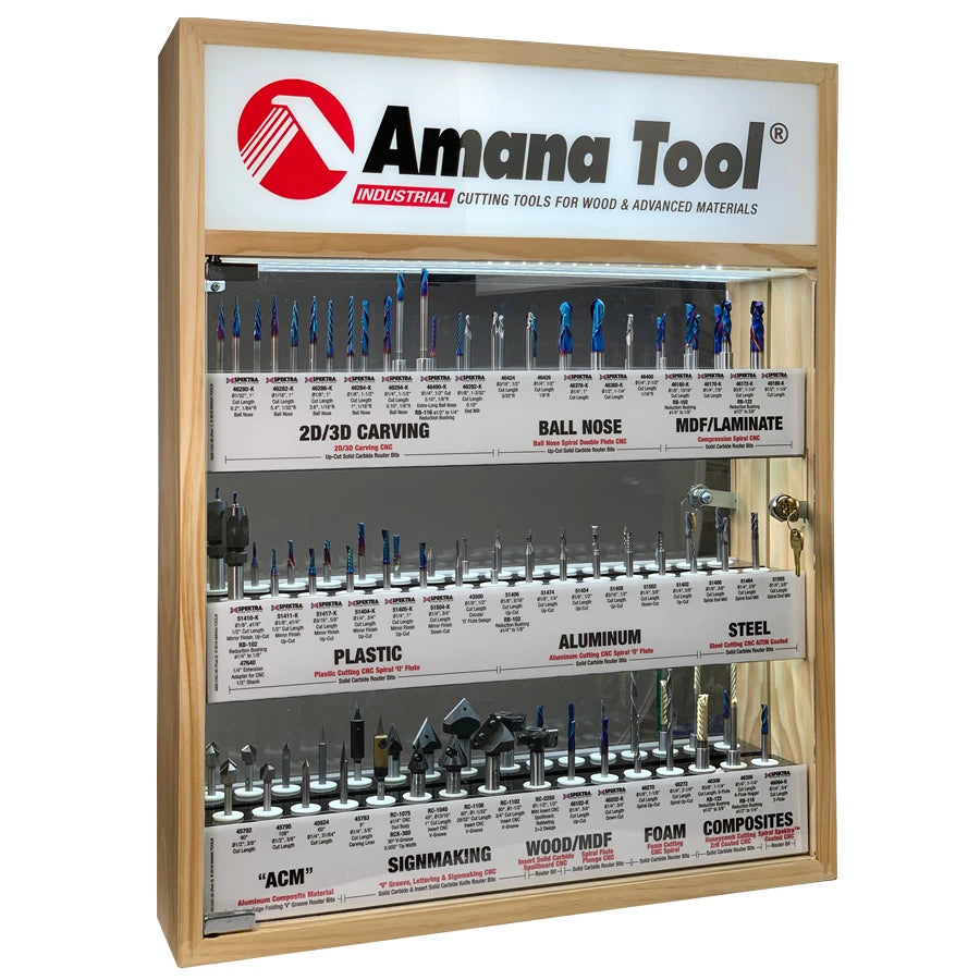 Amana Tool - AMS-CNC-60 - CNC MASTER DISPLAY W/57 BITS