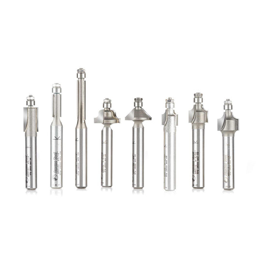 Amana Tool - AMS-MR001 - 8PC MINUATURE ROUTER BIT SET