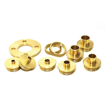 Amana Tool - BTG-100 - 10 PC BRASS TEMPLATE GUIDE SET
