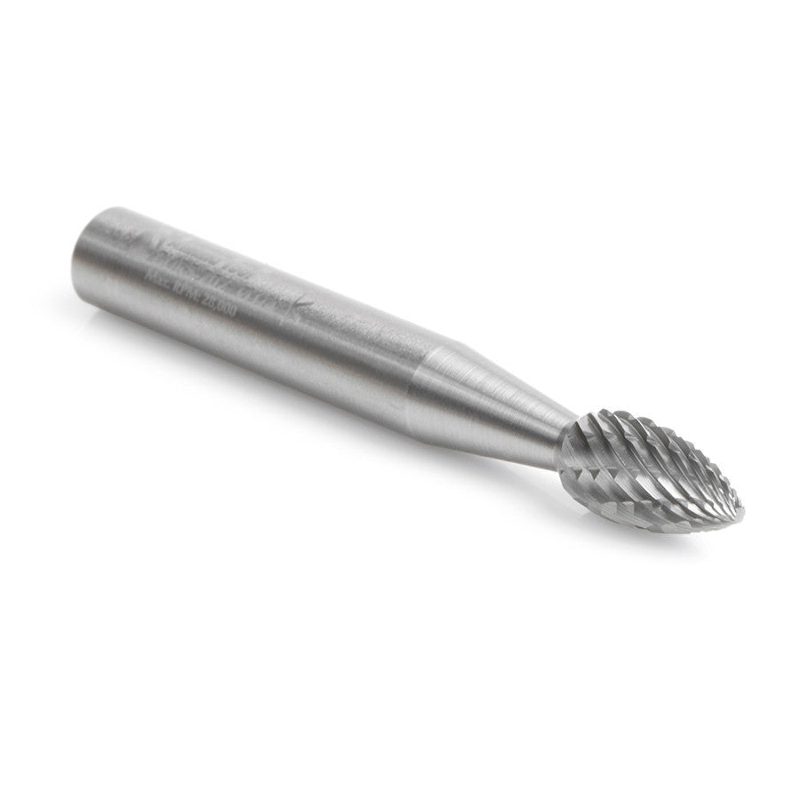 Amana Tool - BURS-202 - SH-1DC 1/4x1/2x1/4 FLAME SHAPE