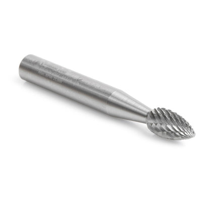 Amana Tool - BURS-202 - SH-1DC 1/4x1/2x1/4 FLAME SHAPE