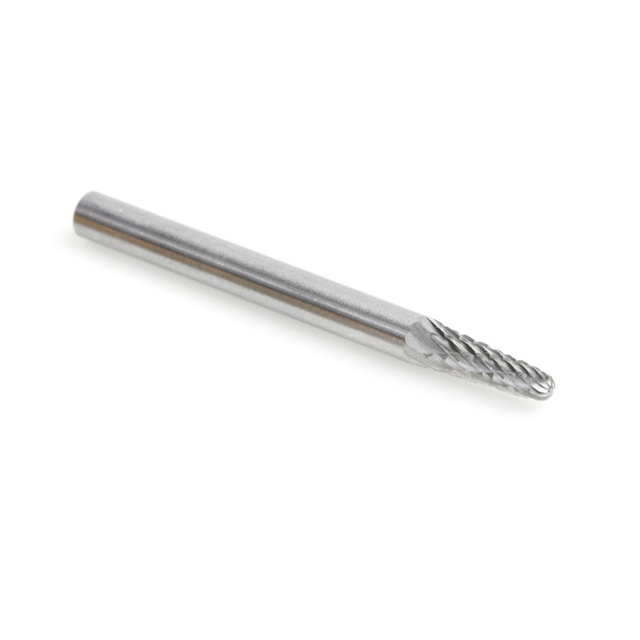 Amana Tool - BURS-210 - SL-41DC 1/8x3/8x1/8 RADIUSCONE