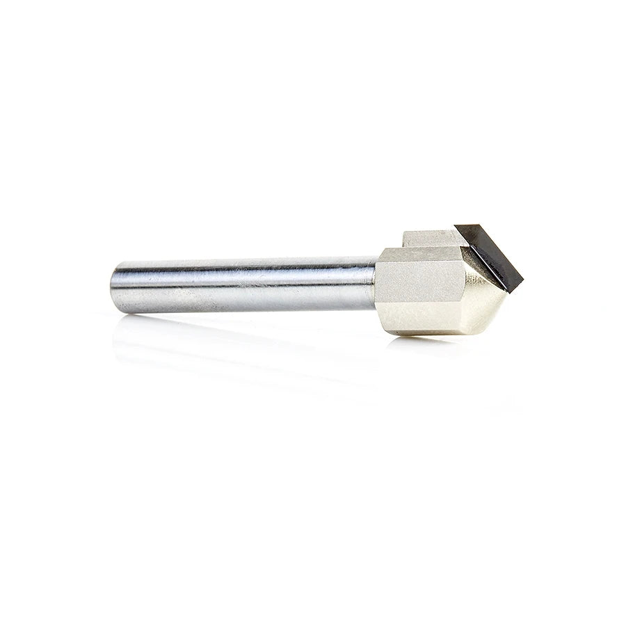 Amana Tool - DRB-418 - PCD 90D V GROOVING 1/4" SHANK