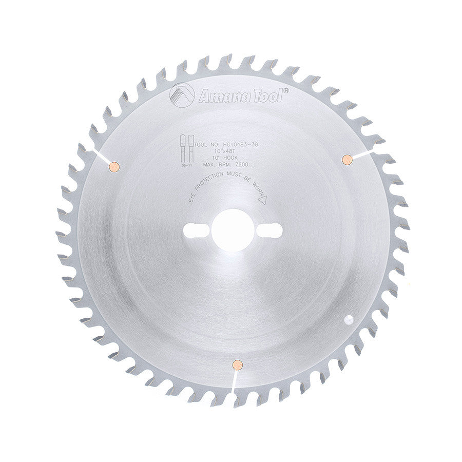 Amana Tool - HG10483-30 - 10"/48T HOLLOW GROUND 10 HOOK