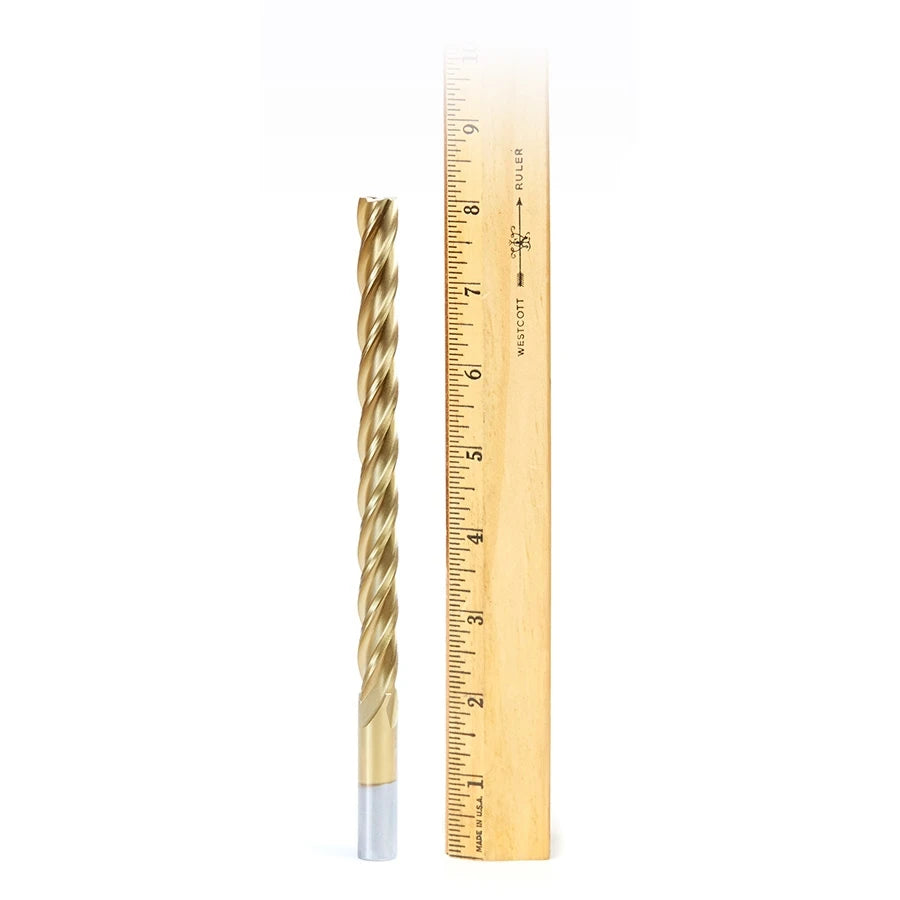 Amana Tool - HSS1214 - HSS END MILL 1/2"x1/2"x8"OL