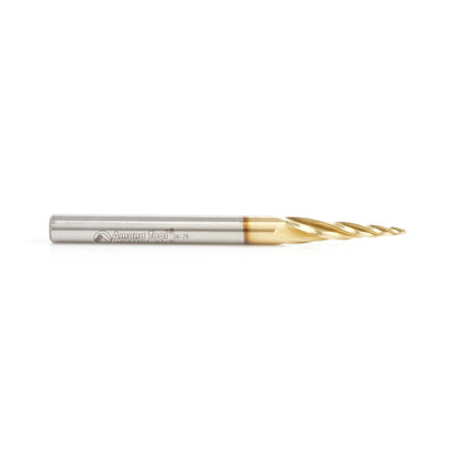 Amana Tool - HSS1302 - HSS 1/16 TAPERED BALL END ZrN