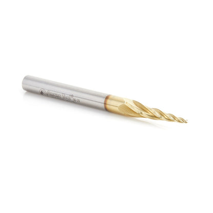 Amana Tool - HSS1302 - HSS 1/16 TAPERED BALL END ZrN