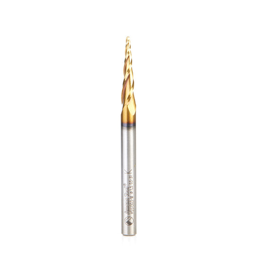 Amana Tool - HSS1303-M - HSS 1.5mm TAPERED BALL END ZrN
