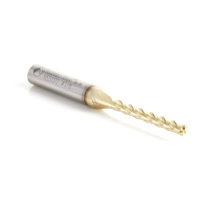 Amana Tool - HSS1312 - HSS 1/8 CARVING 3D STRAIGHT Zr