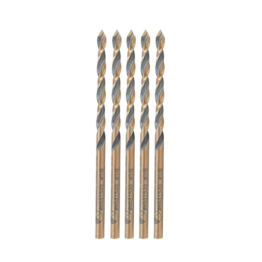 Amana Tool - HSS1520 - 1/8" HSS PLASTIC DRILL 5 PACK