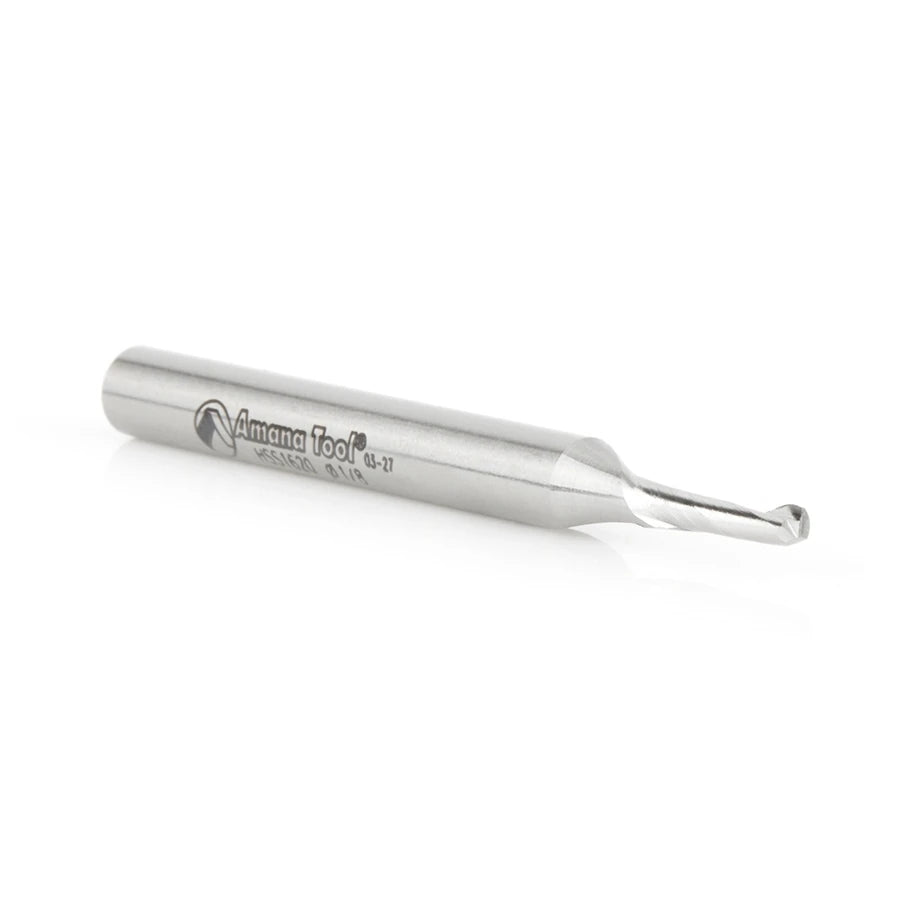 Amana Tool - HSS1620 - HSS 1FL 1/8" x1/4"x2-5/8"UPCUT