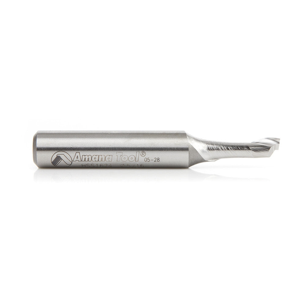 Amana Tool - HSS1624 - HSS 1FL 5/16"x1/2"x3-1/4"UPCUT