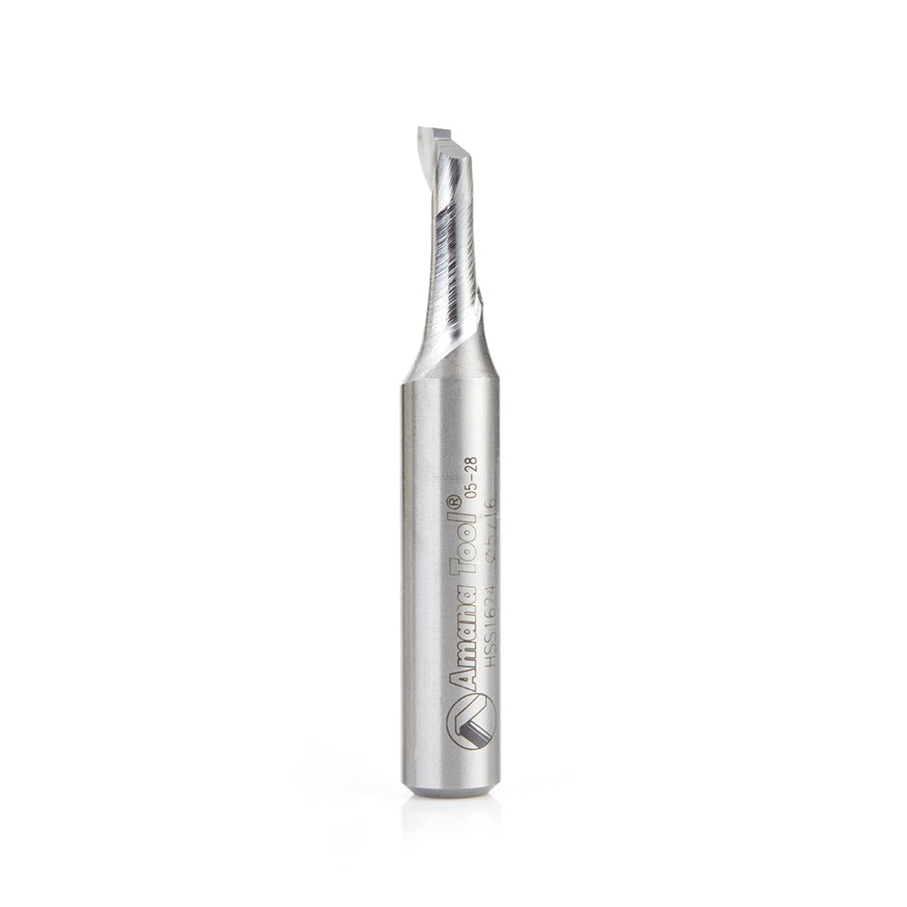Amana Tool - HSS1624 - HSS 1FL 5/16"x1/2"x3-1/4"UPCUT