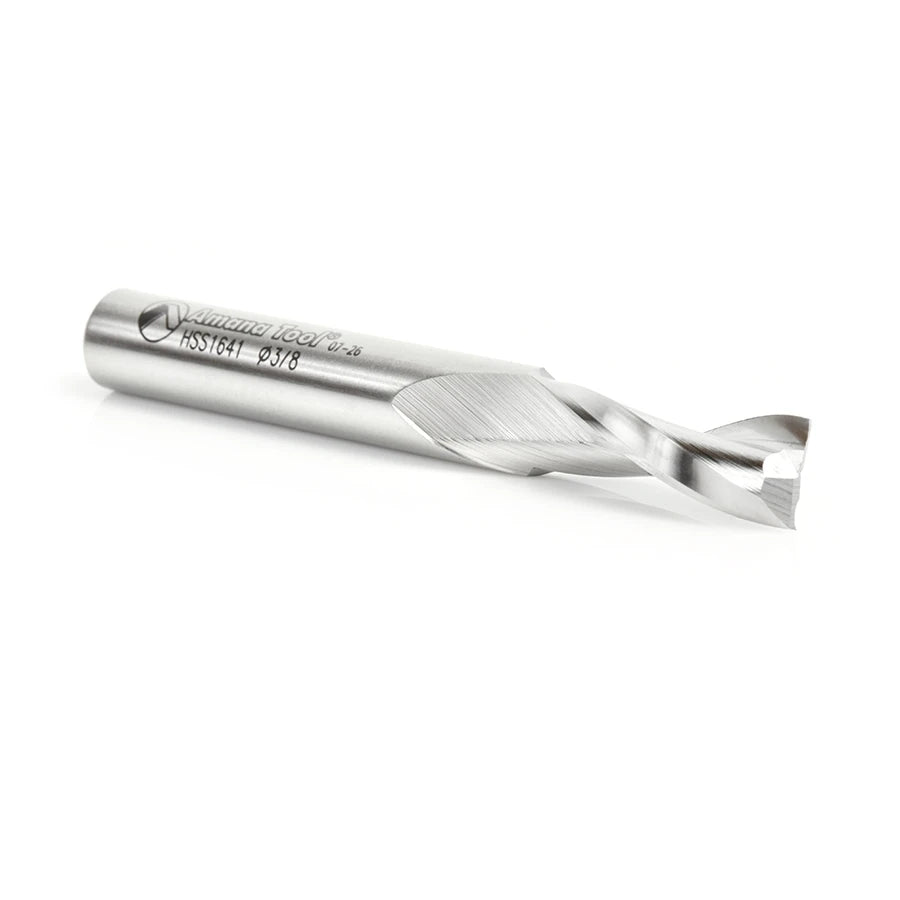 Amana Tool - HSS1641 - HSS ALUM 2FL 3/8"x3/8" UPCUT