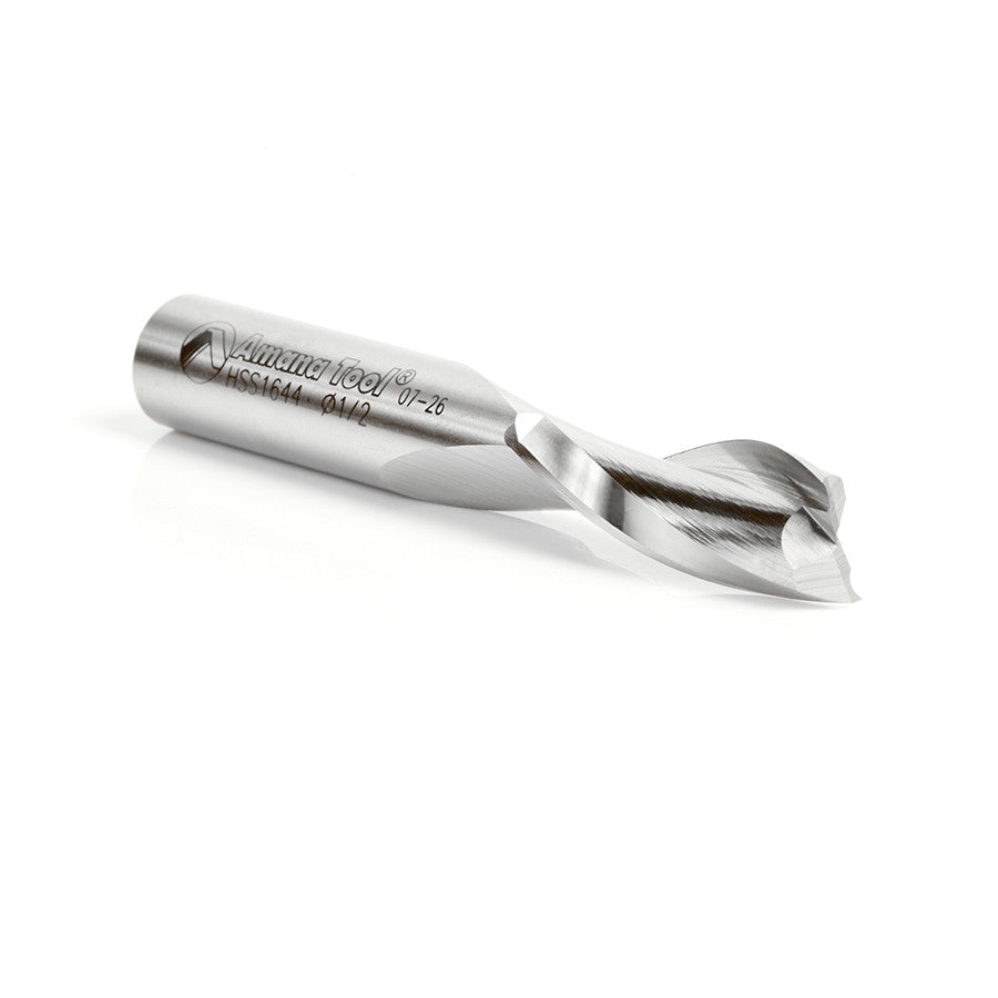 Amana Tool - HSS1644 - HSS ALUM 2FL 1/2"x1/2" UP CUT