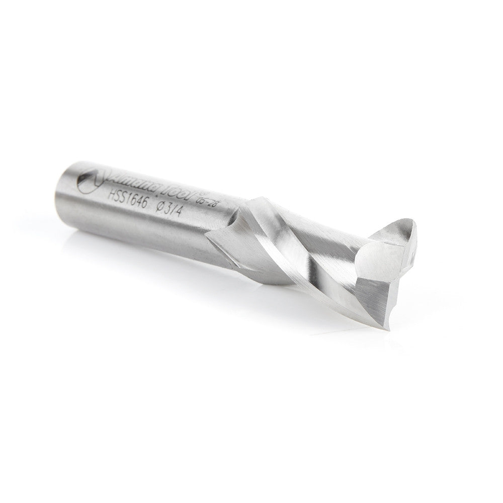 Amana Tool - HSS1646 - HSS 2FL 3/4"x1/2"x3-1/4"UP CUT