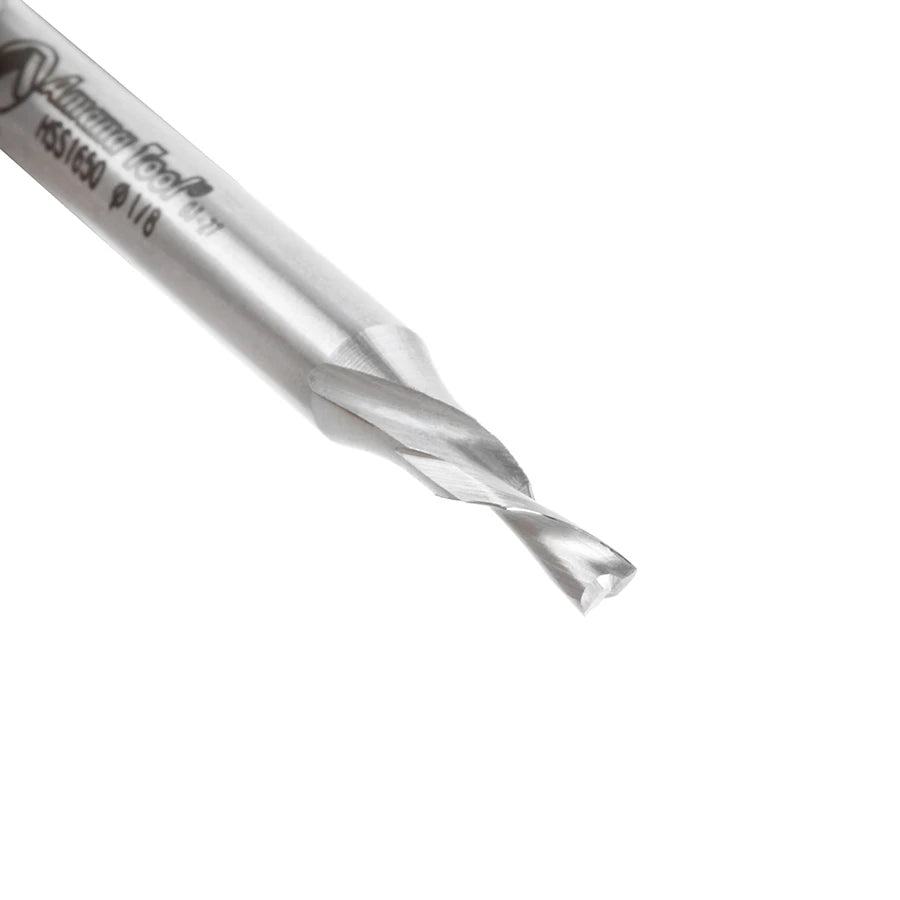 Amana Tool - HSS1650 - HSS 2F 1/8"x1/4"x2-5/8"DOWNCUT