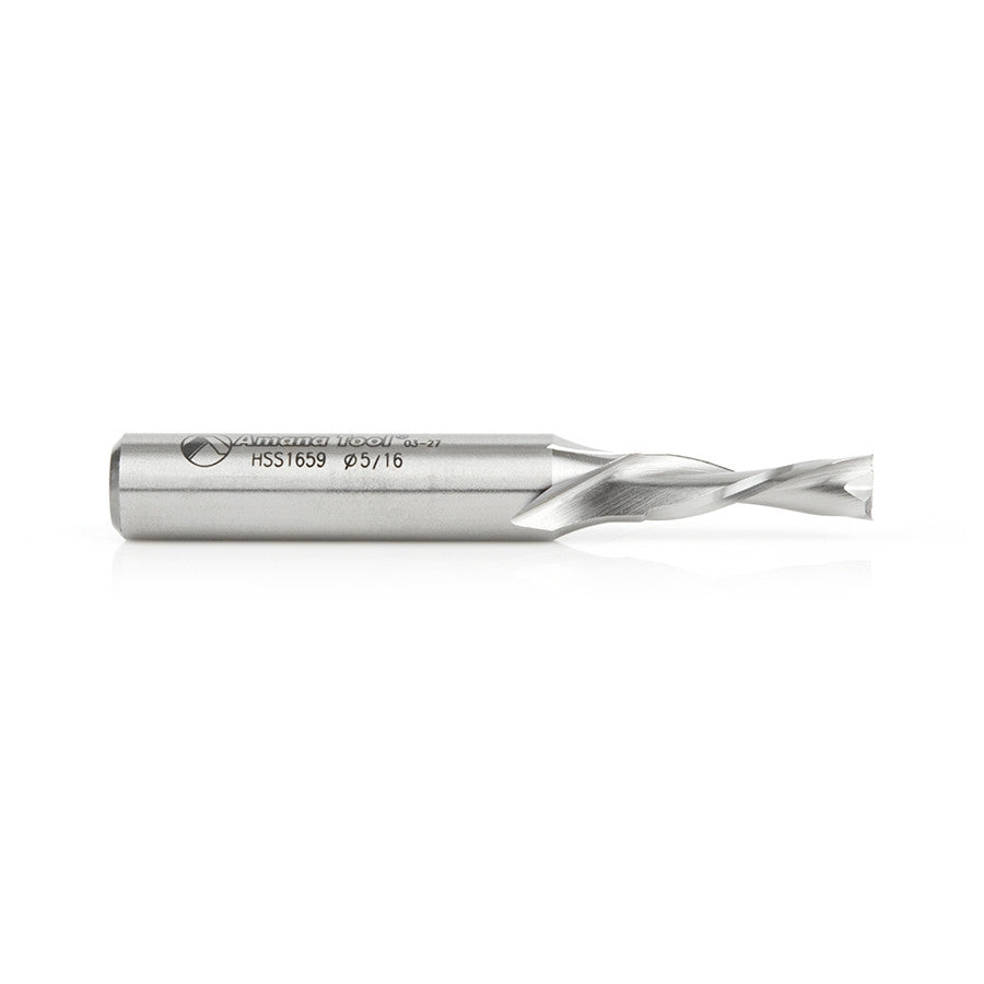 Amana Tool - HSS1659 - HSS 2F 5/16"x1/2x3-1/2"DOWNCUT