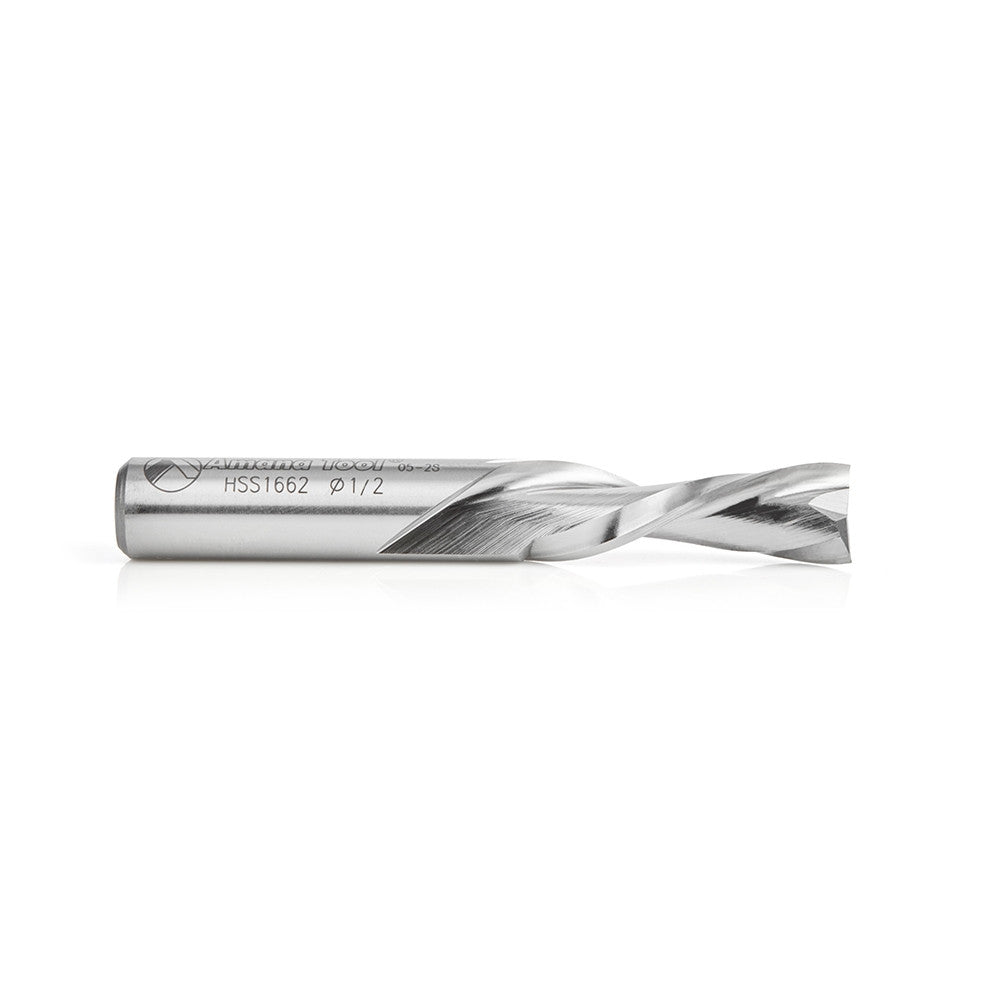 Amana Tool - HSS1662 - HSS 2F 1/2"x1/2"x3-1/2"DOWNCUT