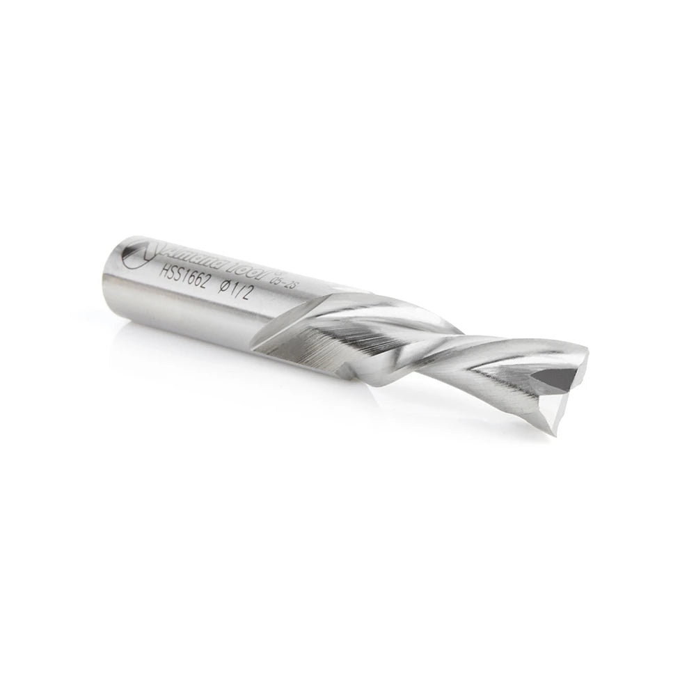Amana Tool - HSS1662 - HSS 2F 1/2"x1/2"x3-1/2"DOWNCUT