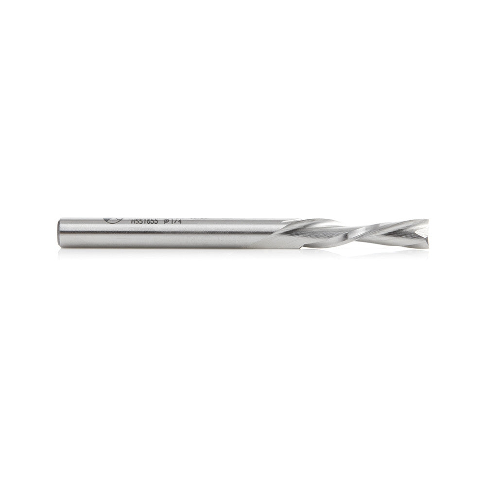 Amana Tool - HSS1655 - HSS 2FL 1/4"x1/4"x3" DOWN-CUT
