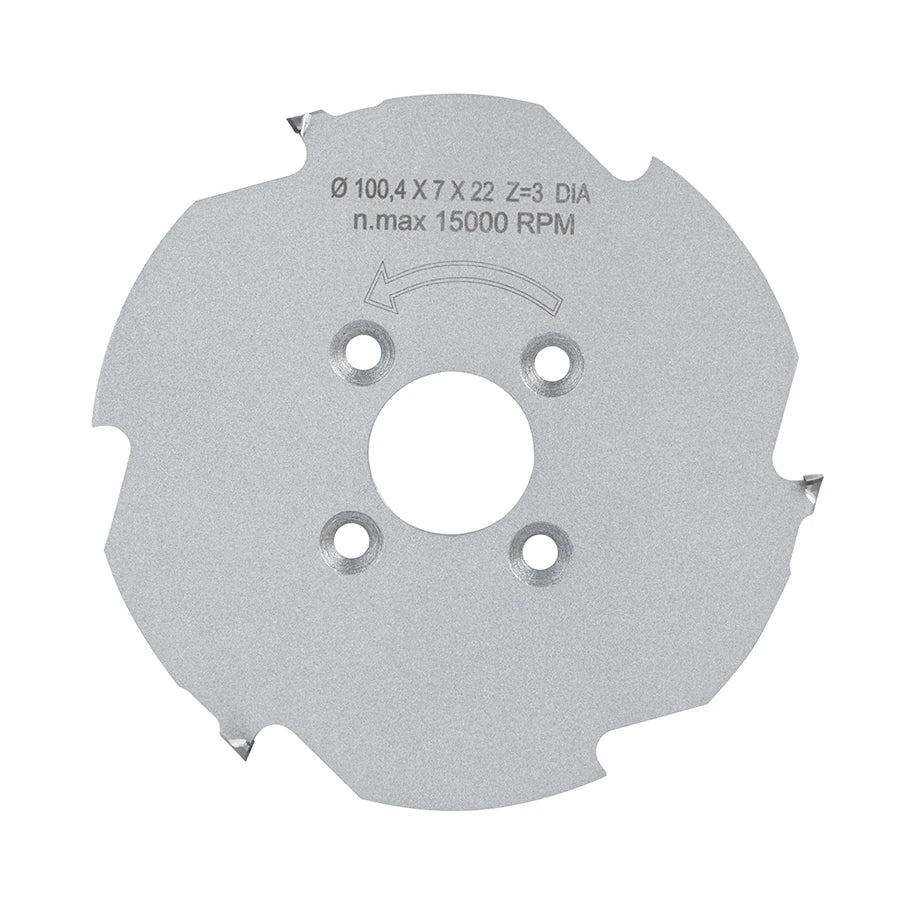 Amana Tool - LAM100T3-PCD - PCD LAMELLO 100.4MMx3Tx22MBore
