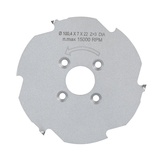 Amana Tool - LAM100T3-PCD - PCD LAMELLO 100.4MMx3Tx22MBore