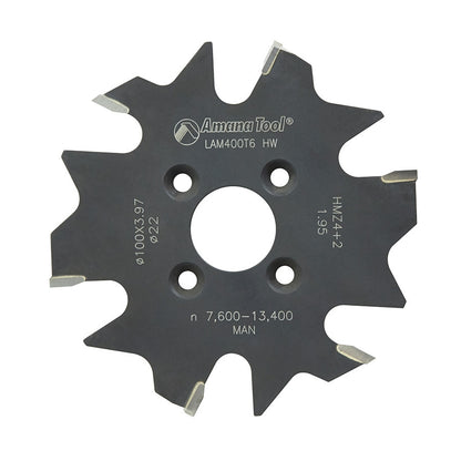 Amana Tool - LAM400T6 - REPL. CUTTER LAMELLO VIRUTEX