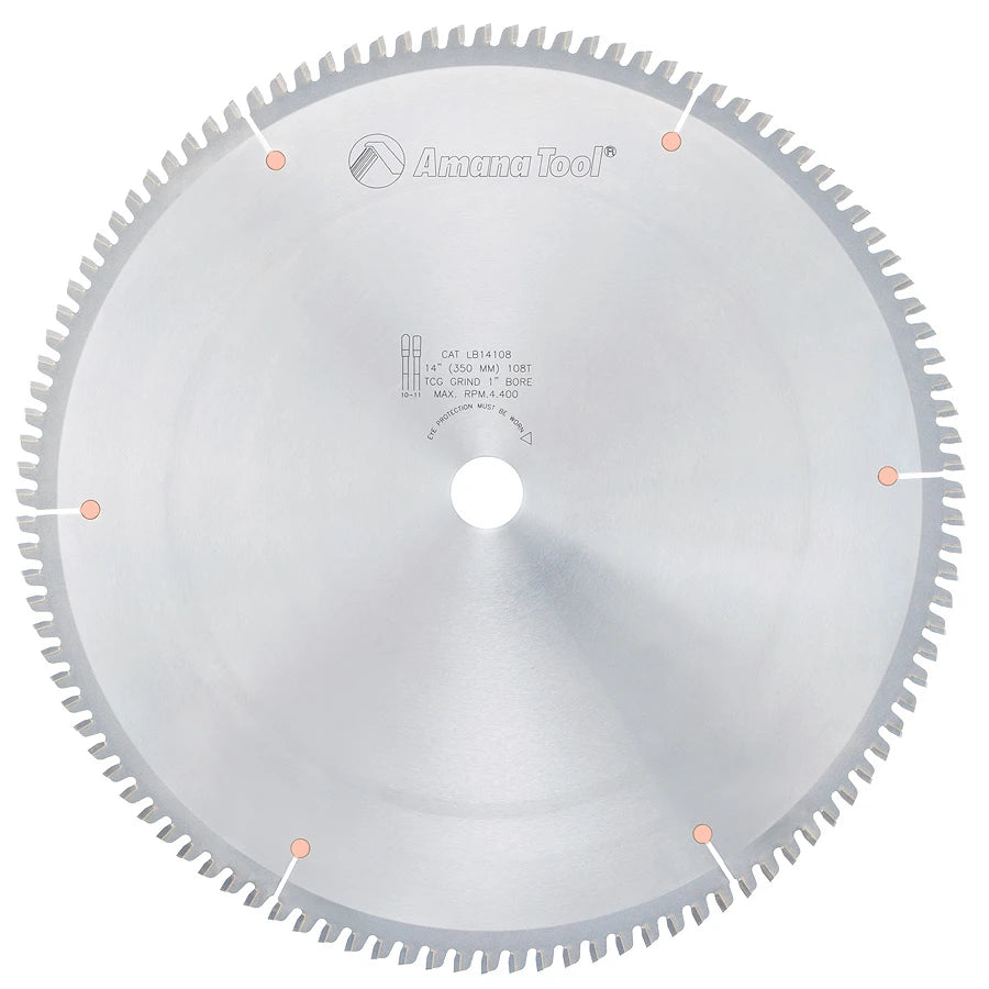 Amana Tool - LB14108 - 14"/108T PLASTIC NO MELT M-TCG