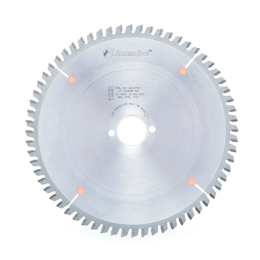 Amana Tool - LB220T641 - 220MM/64T NO-MELT TCG 30mm BOR