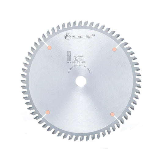 Amana Tool - LB86401 - 8"/64T NO-MELT SAW M-TCG.GRIND