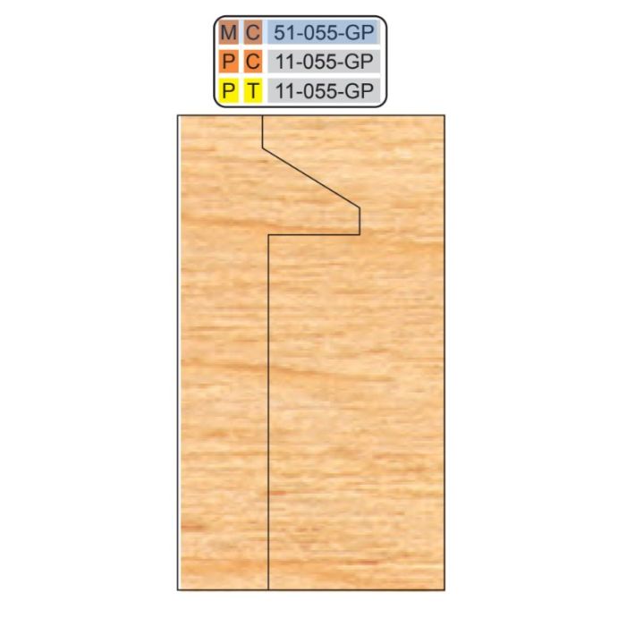 MC-51-055-GP GLASS PANEL (4 Piece Sets)