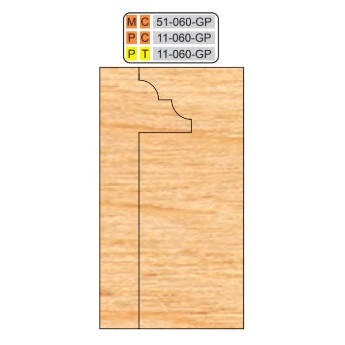 MC-51-060-GP GLASS PANEL (4 Piece Sets)