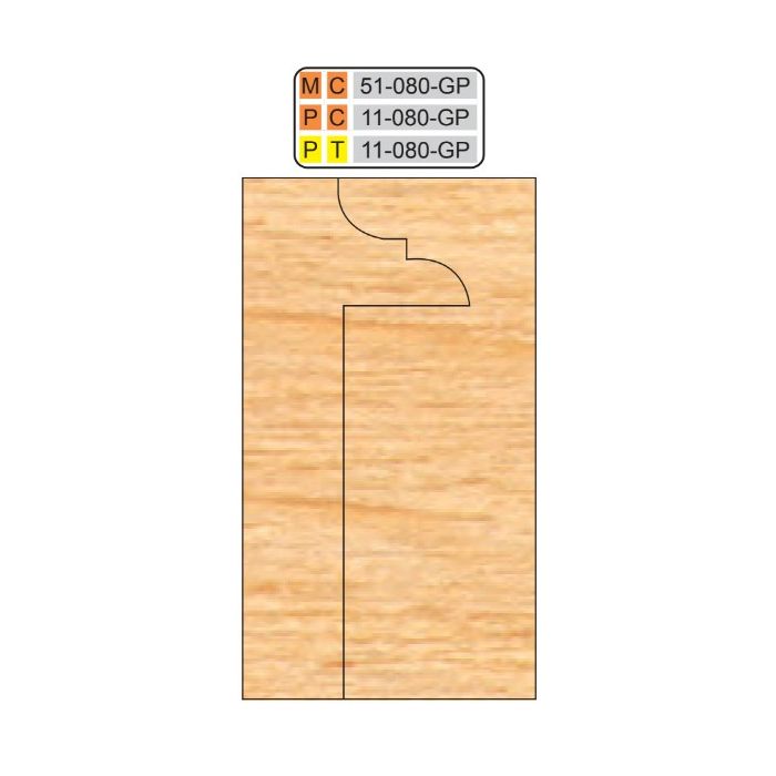 MC-51-080-GP GLASS PANEL (4 Piece Sets)