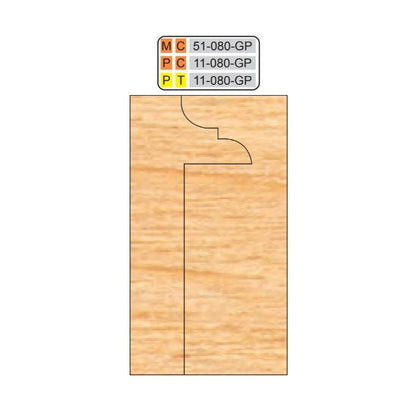 MC-51-080-GP GLASS PANEL (4 Piece Sets)