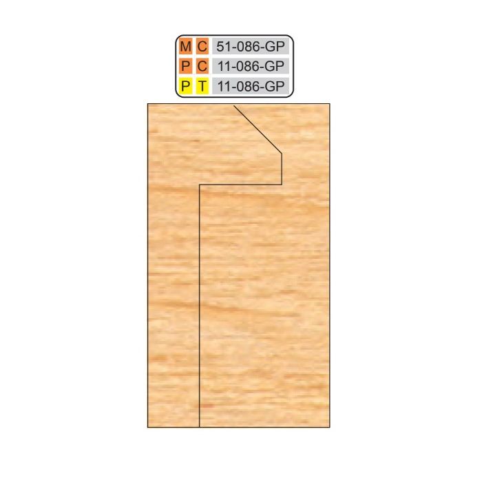 MC-51-086-GP GLASS PANEL (4 Piece Sets)